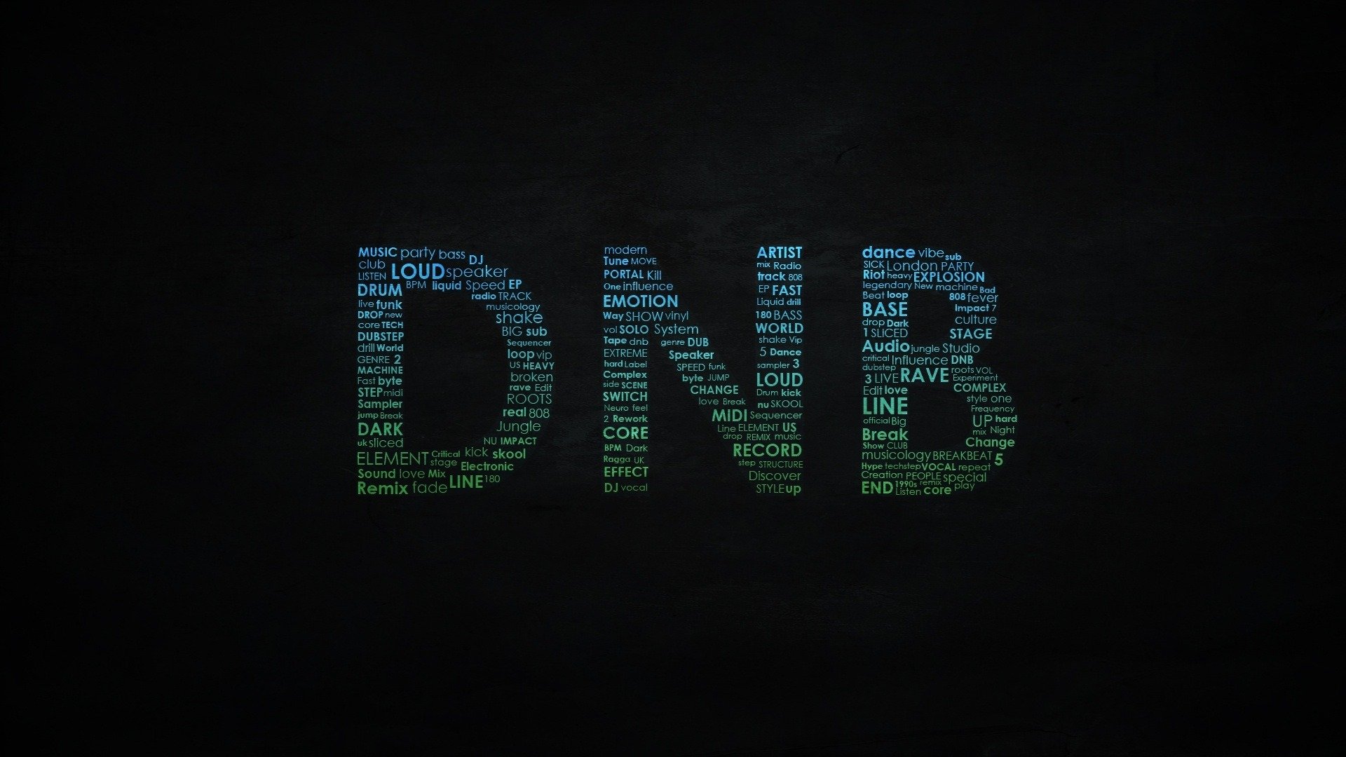 dnb palabras estilo música