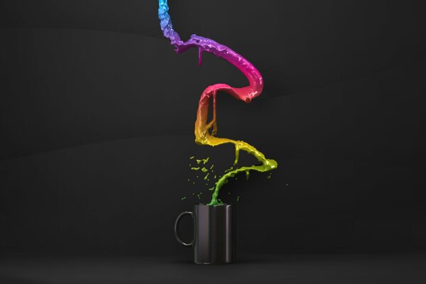Taza de bebida minimalista