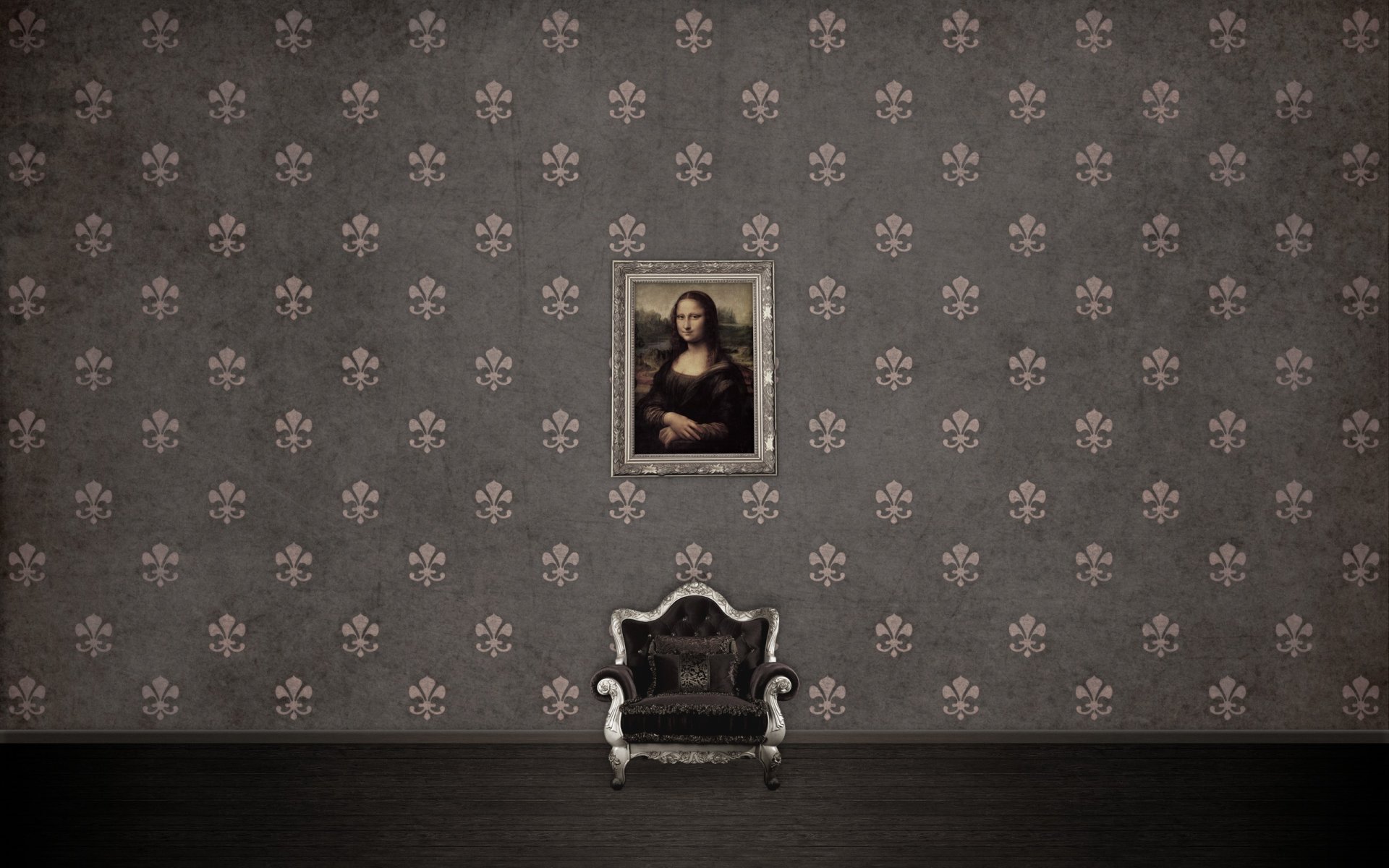 mona lisa textura patrones silla pintura texturas modelos imagen 2560x1600