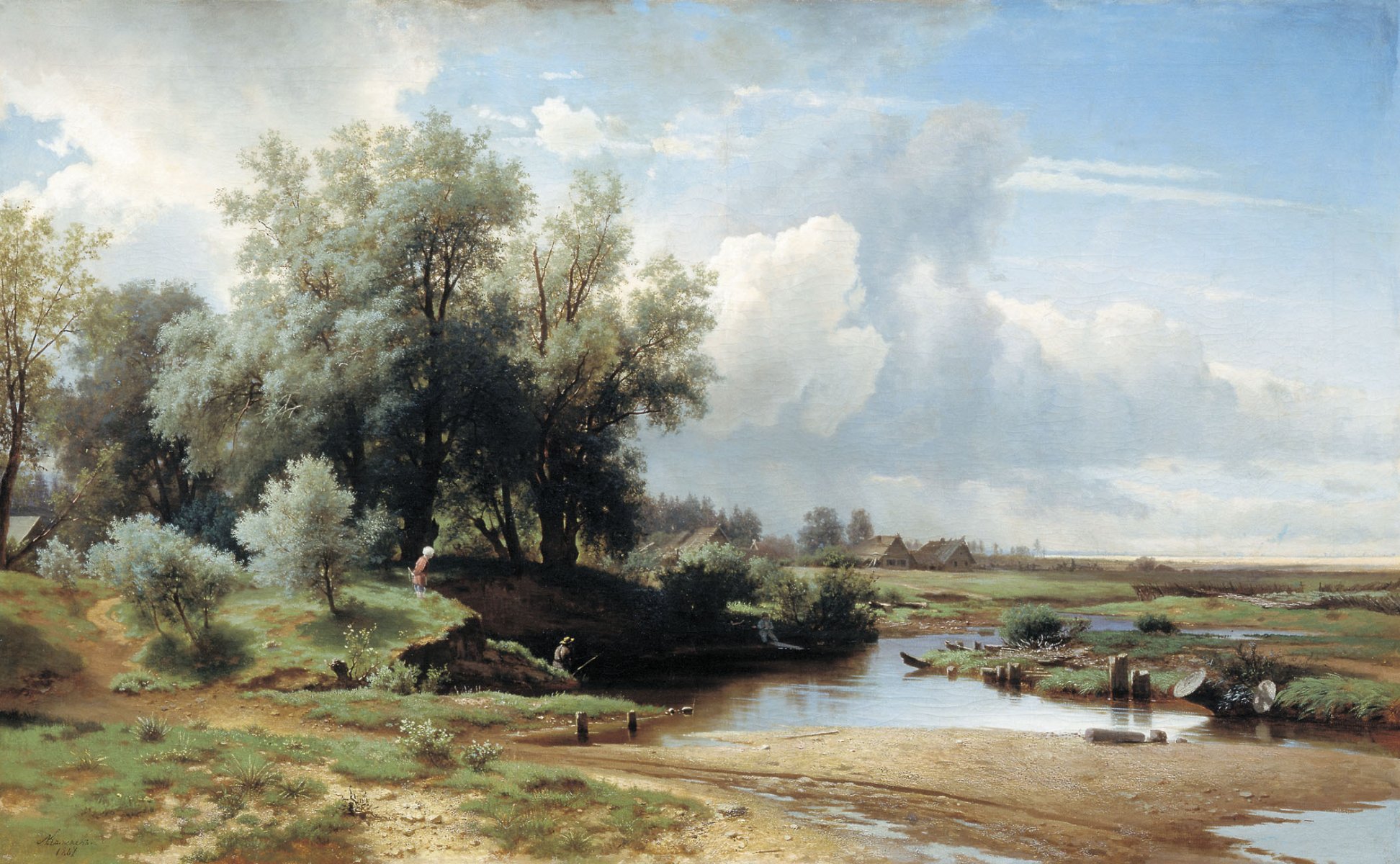 kamenev paisaje pintura
