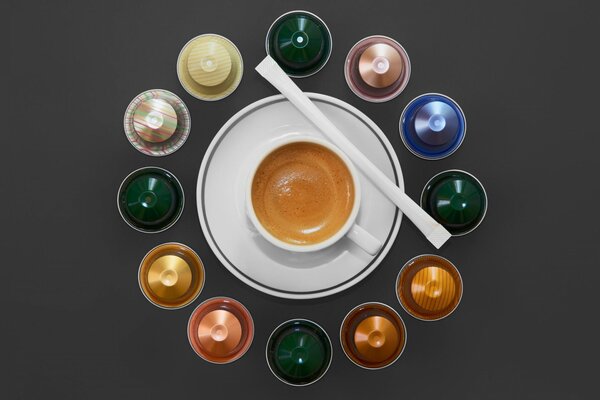 Un descanso para tomar un café moderno