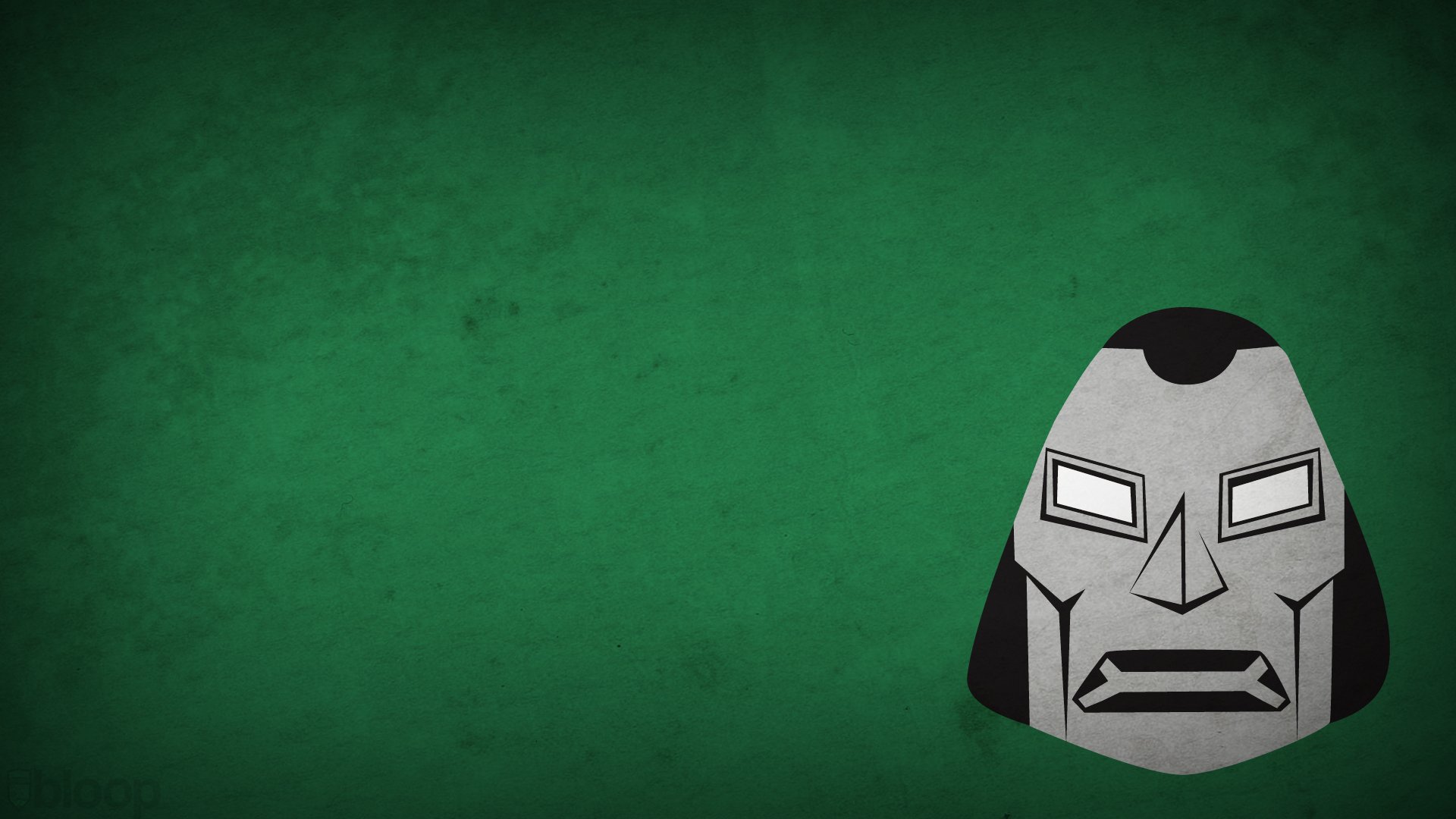 minimalismo dr. doom dr. doom villano verde