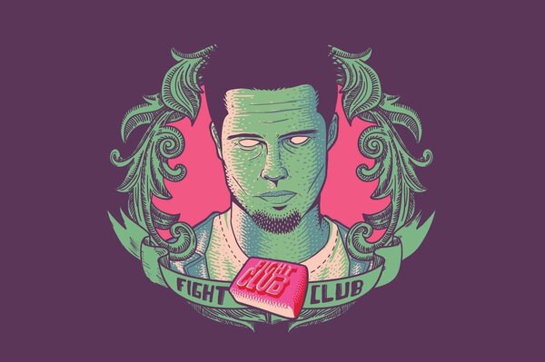 Dibujo minimalista de Brad Pete