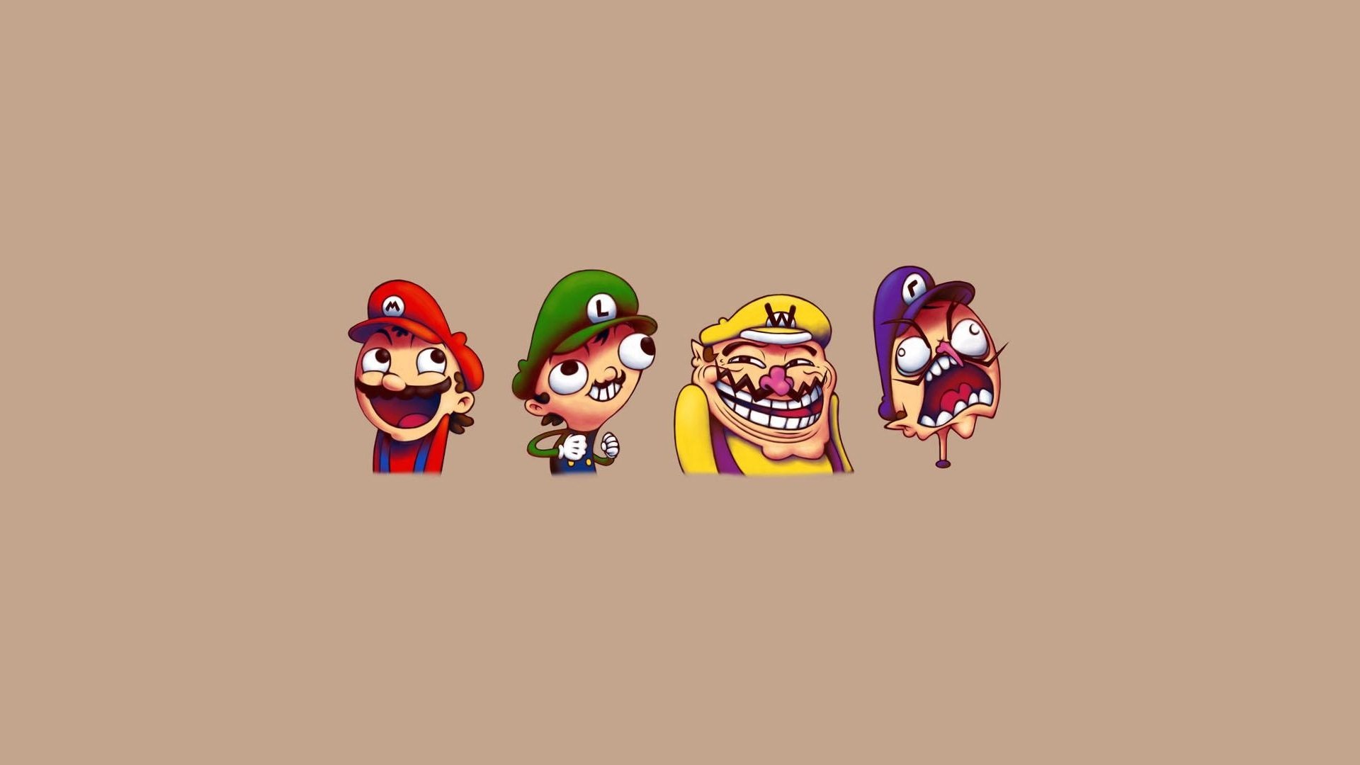 minimalismo humor arte caras
