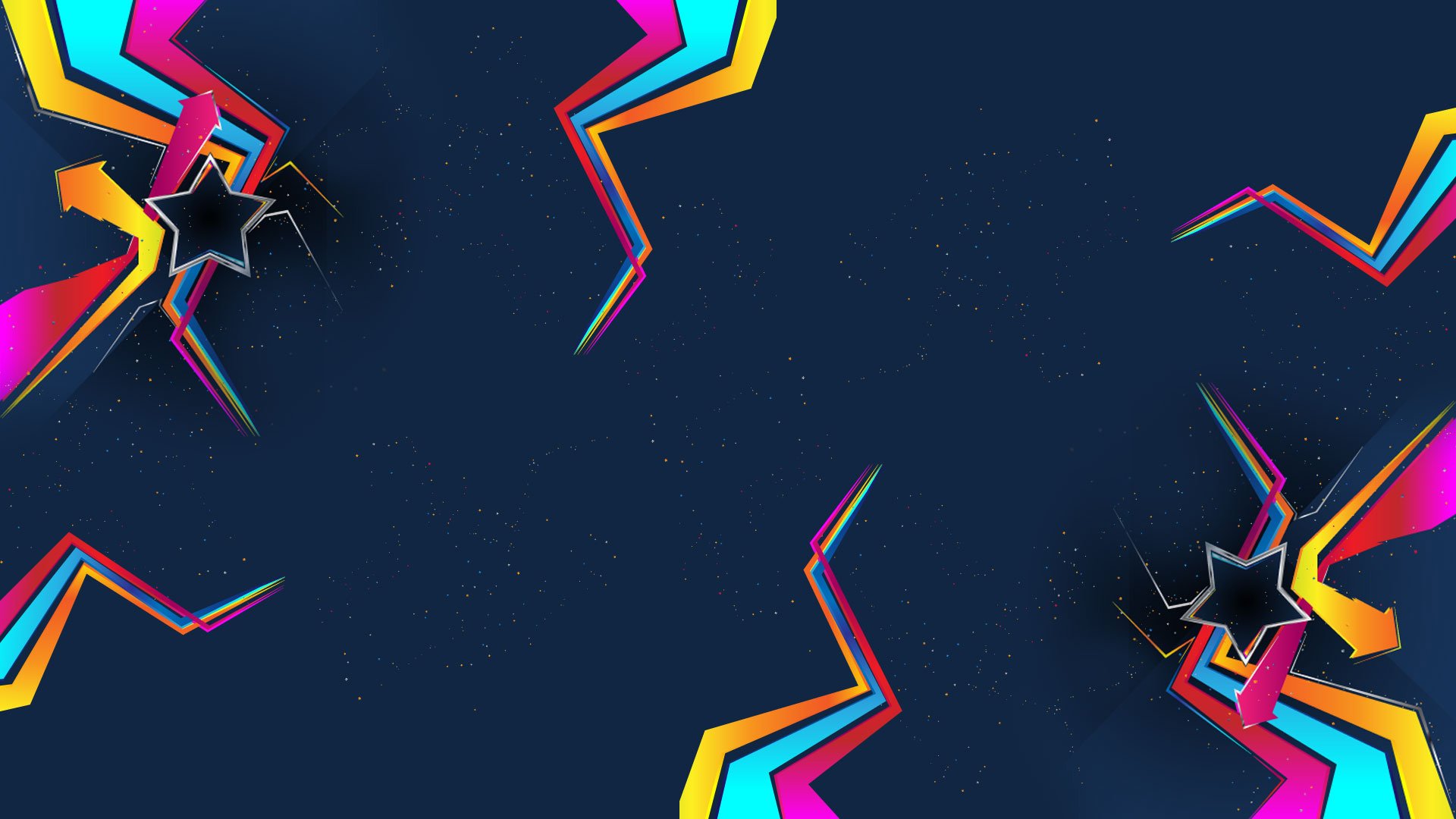 fondo líneas flechas estrellas vector