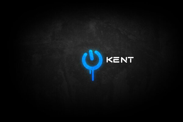 Logotipo de cigarrillos Kent sobre fondo negro