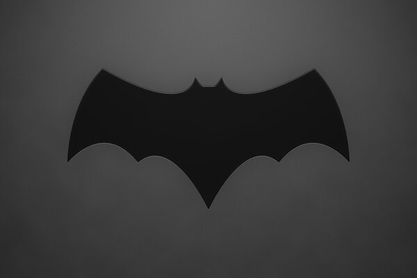 Emblema del murciélago negro