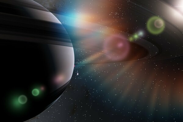 Imagen de un planeta en el espacio