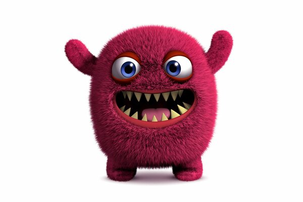 Lindo peludo monstruo 3D