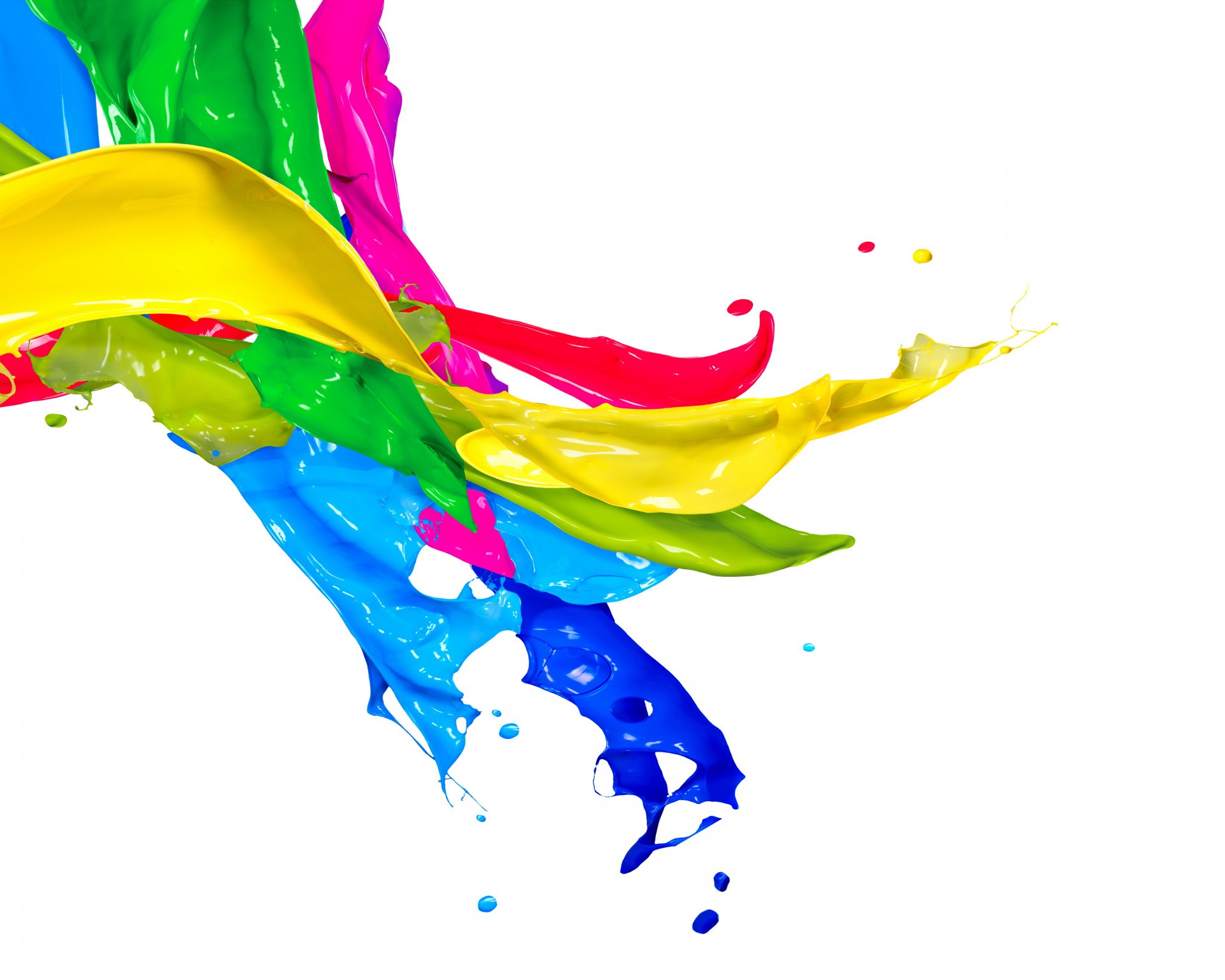 pintura salvapantallas colores diseño salpicaduras gotas