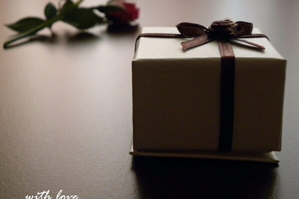 Caja de regalo para el 14 de febrero