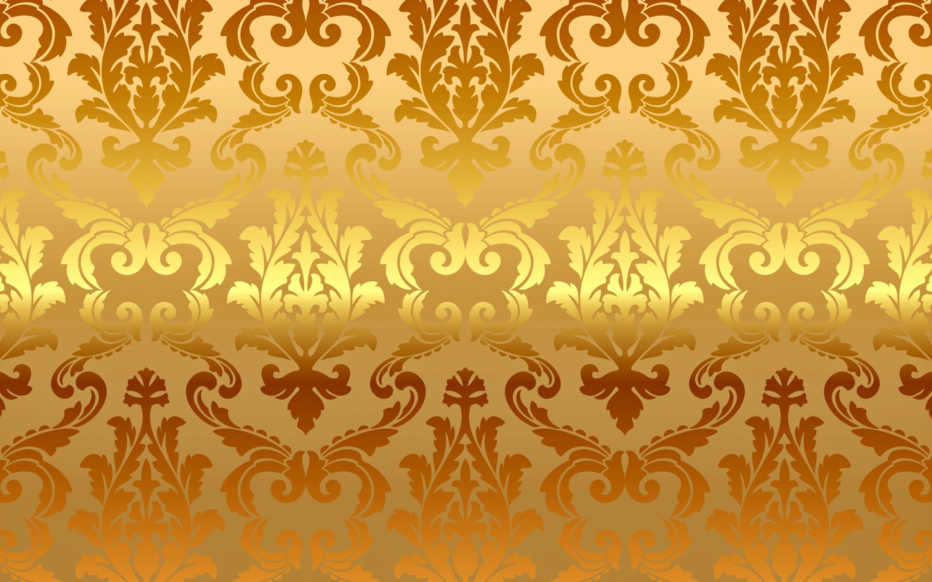 oro modelo vintage gradiente vector fondo oro patrón ornamento