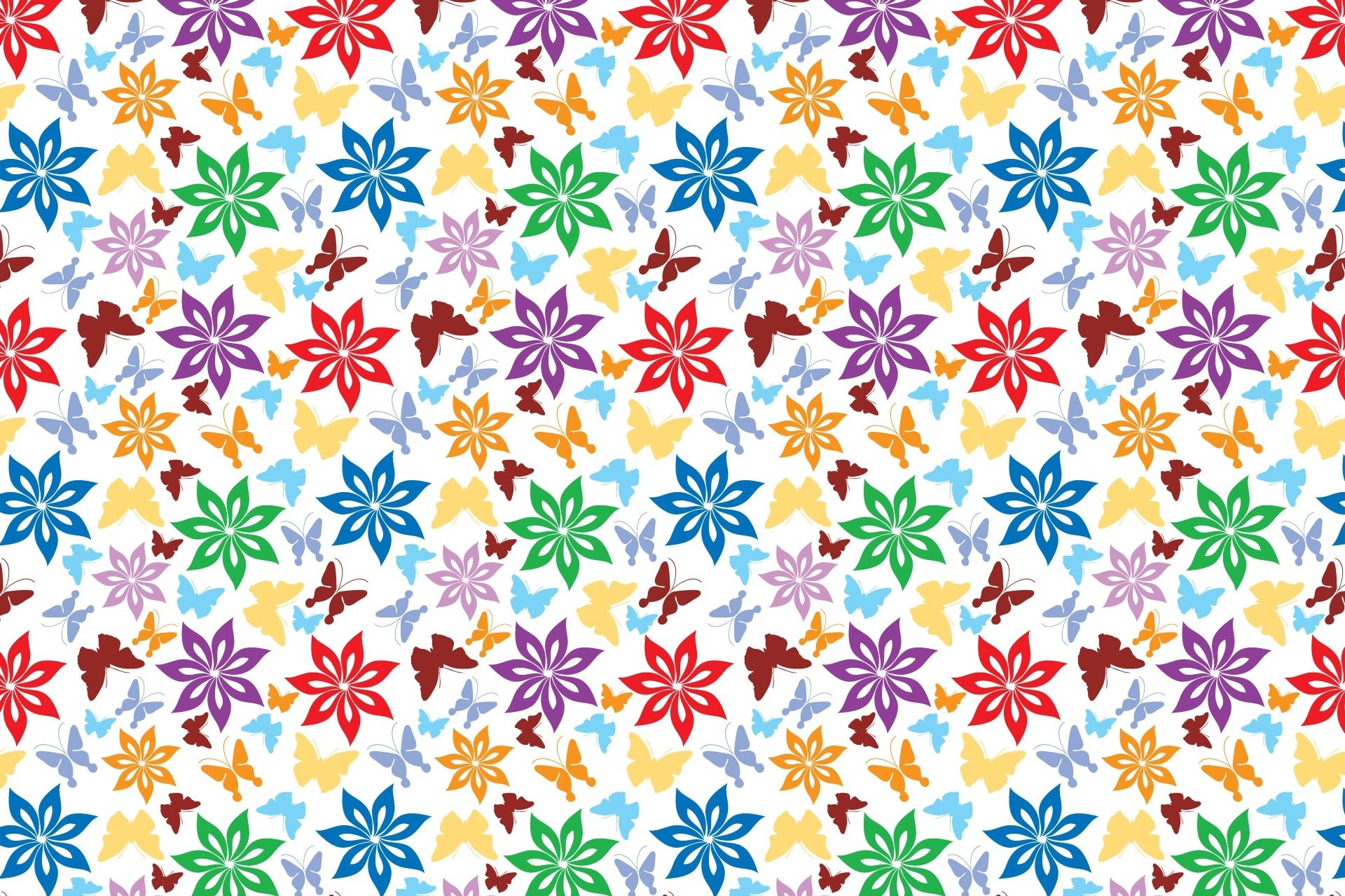 textura fondo flores mariposas ornamento patrón papel pintado