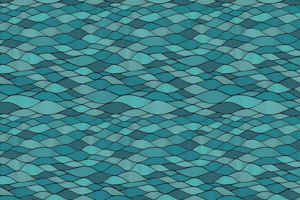 Onda azul en forma de abstracción