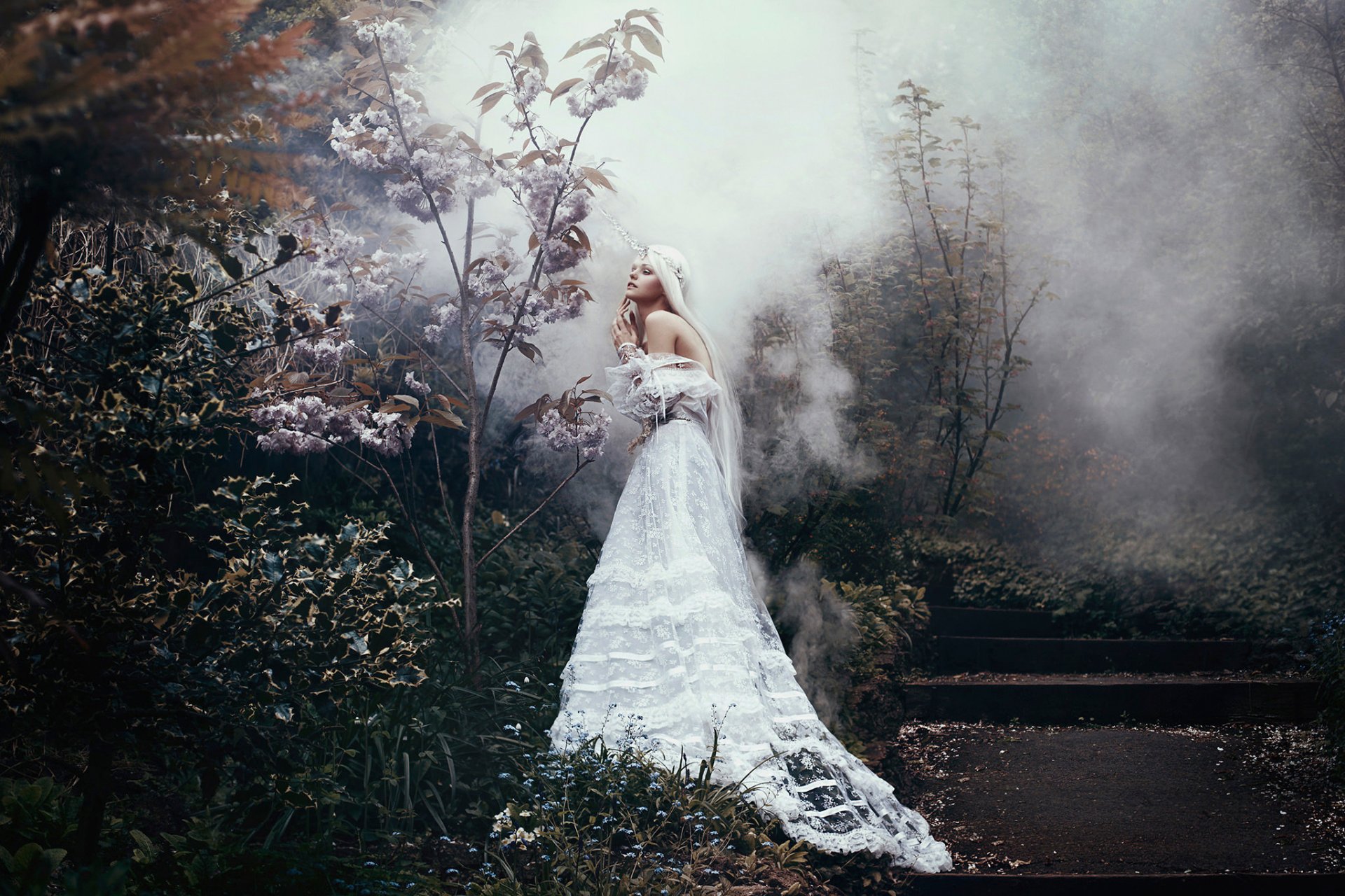 bella kotak chica vestido arte fantasía