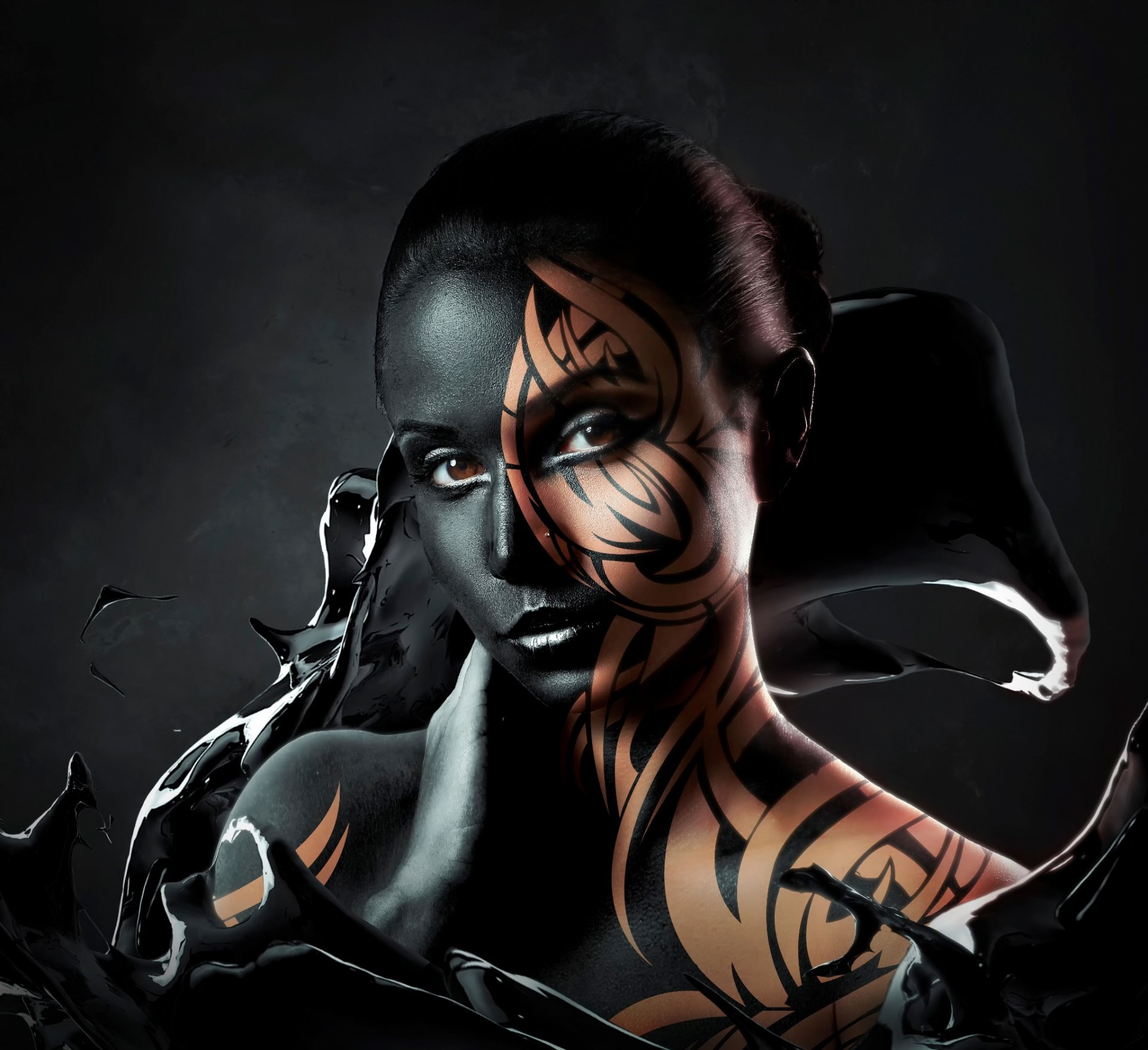 jamie lee philips arte digital maquillaje pintura onxy