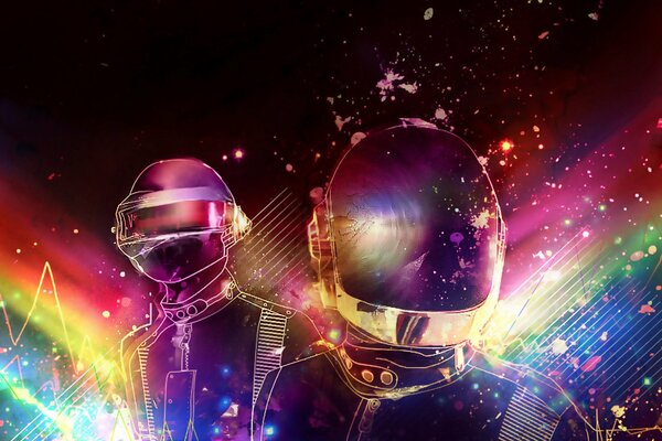 Estilo espacial. Música en gráficos