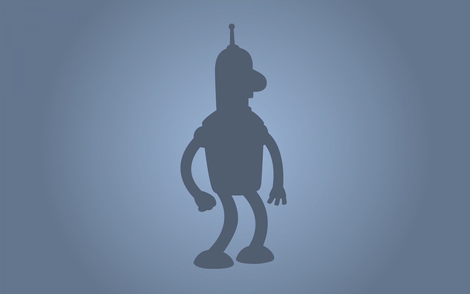 futurama bender silueta matar todos personas