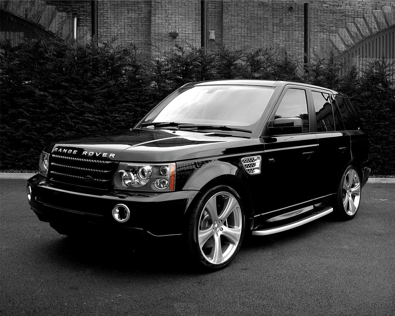 land rover suv jeep blanco y negro