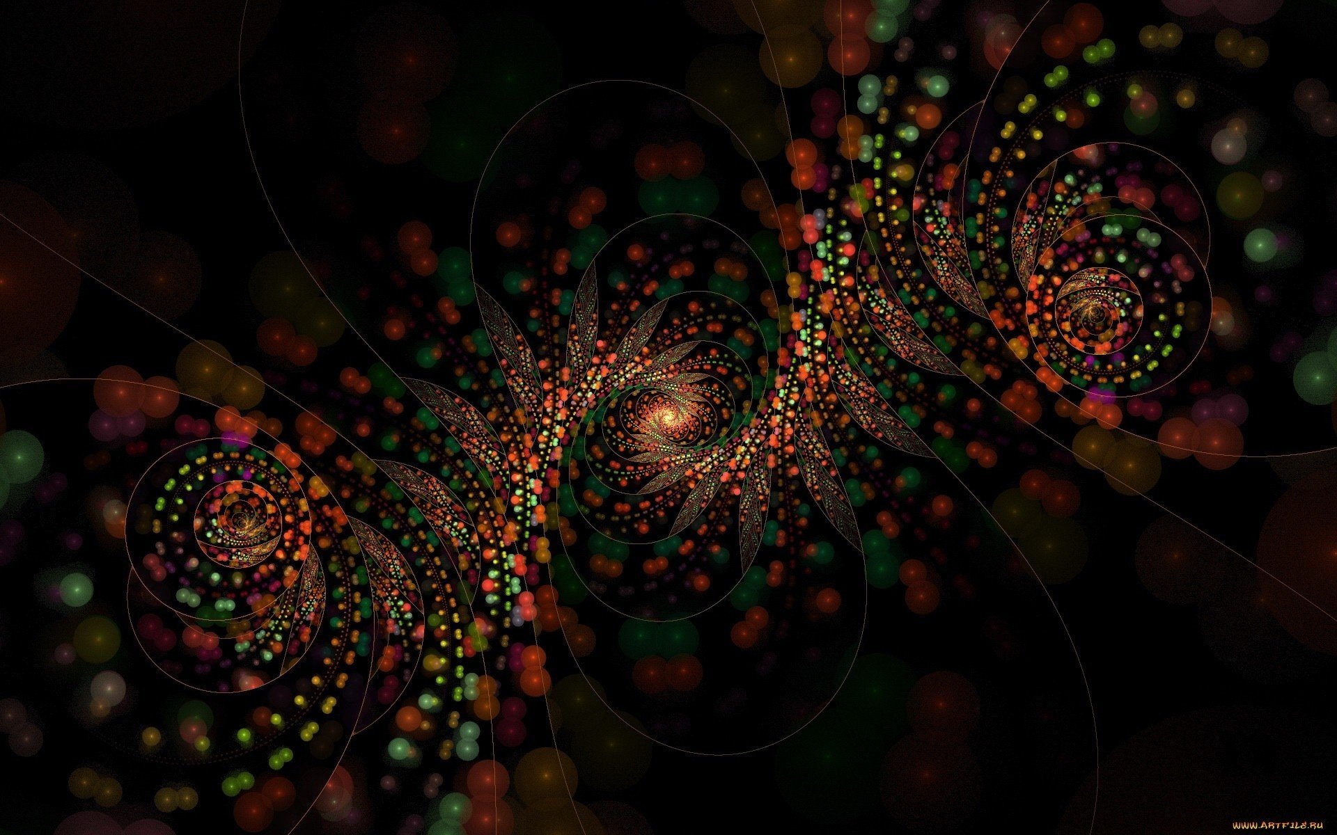colores fondo fractales