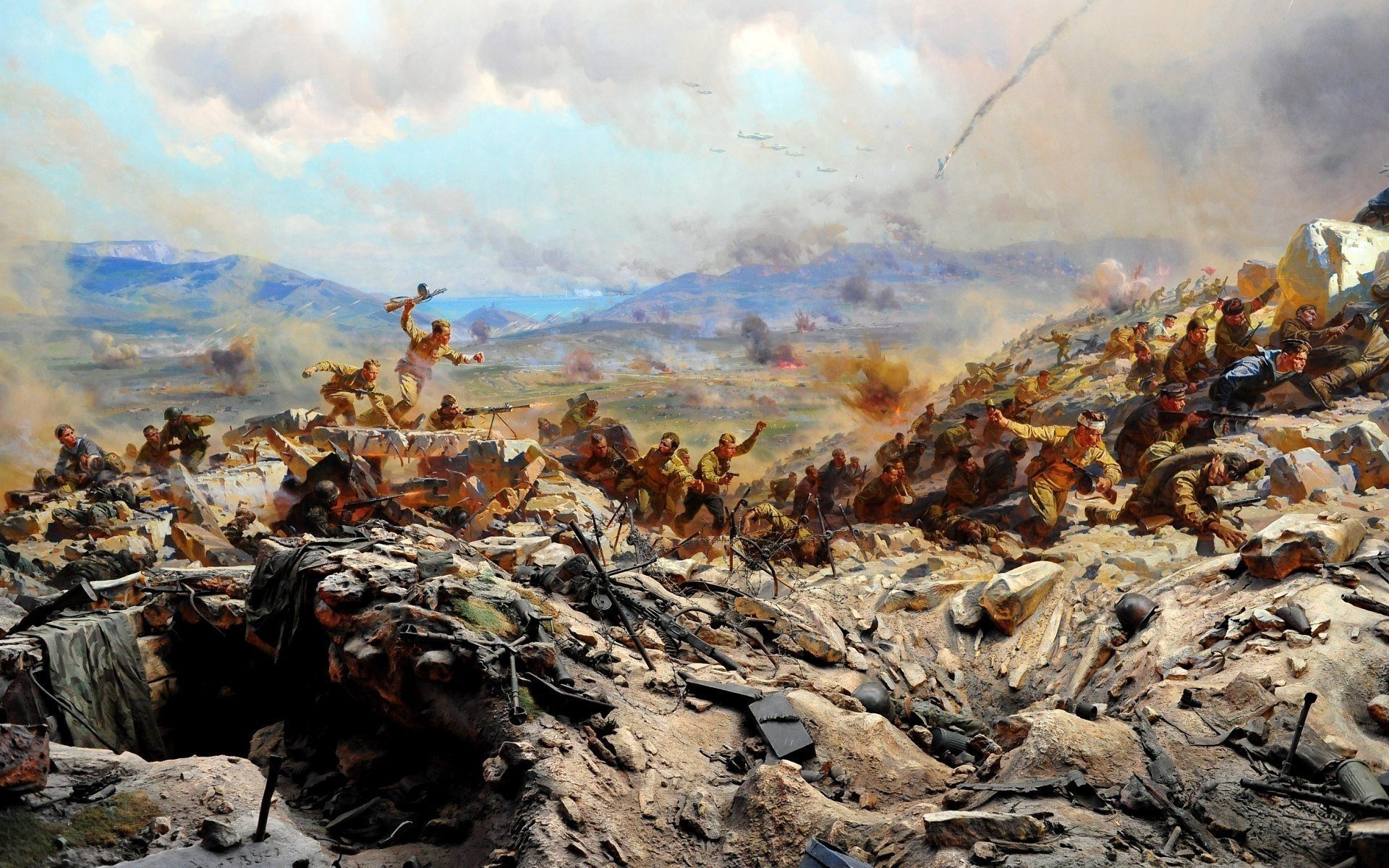 guerra segunda guerra mundial ataque explosión