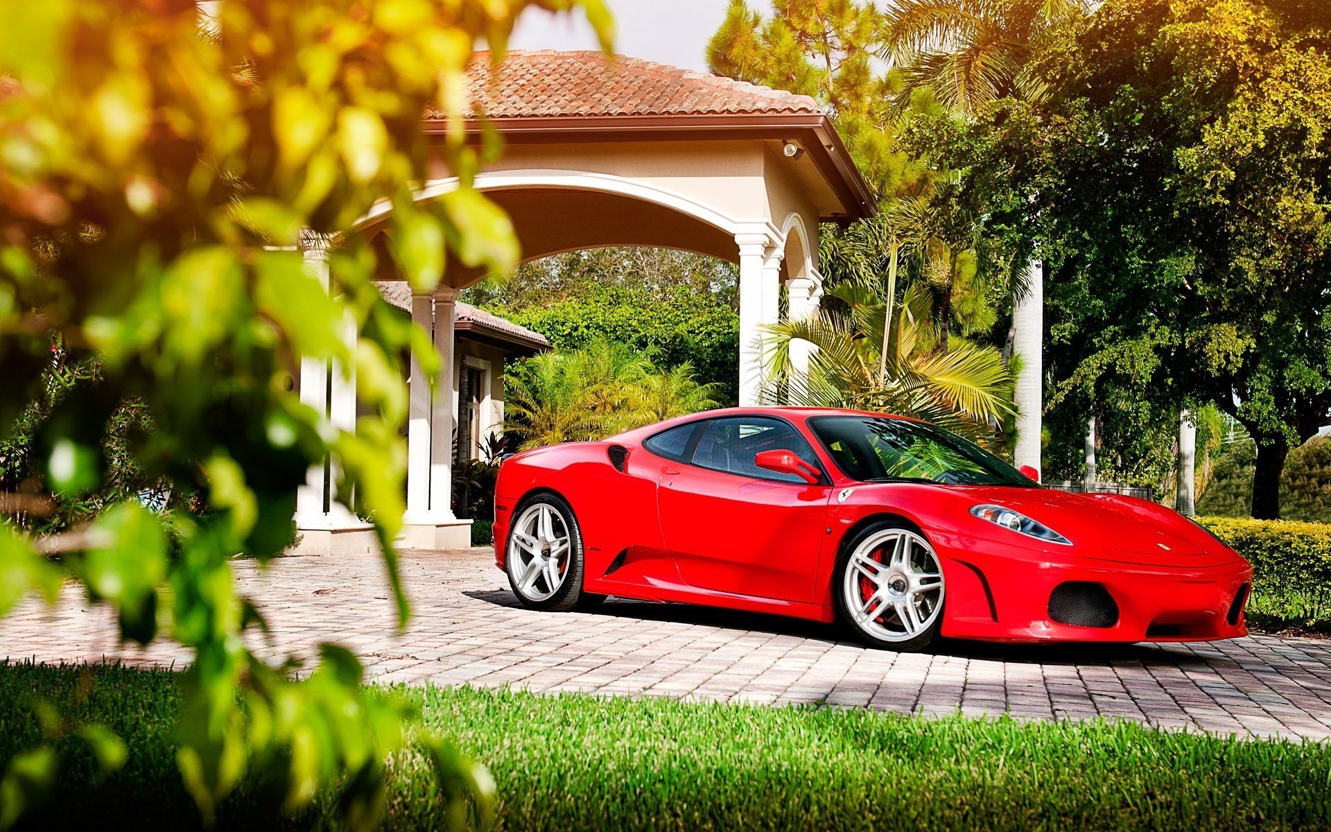 ferrari ferrari coche rojo