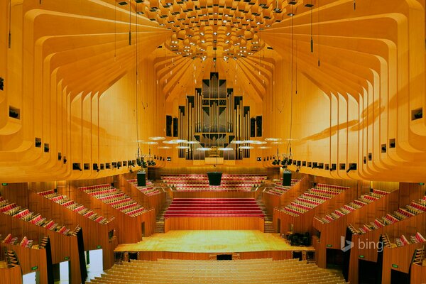 El gran salón de la Ópera de Sídney