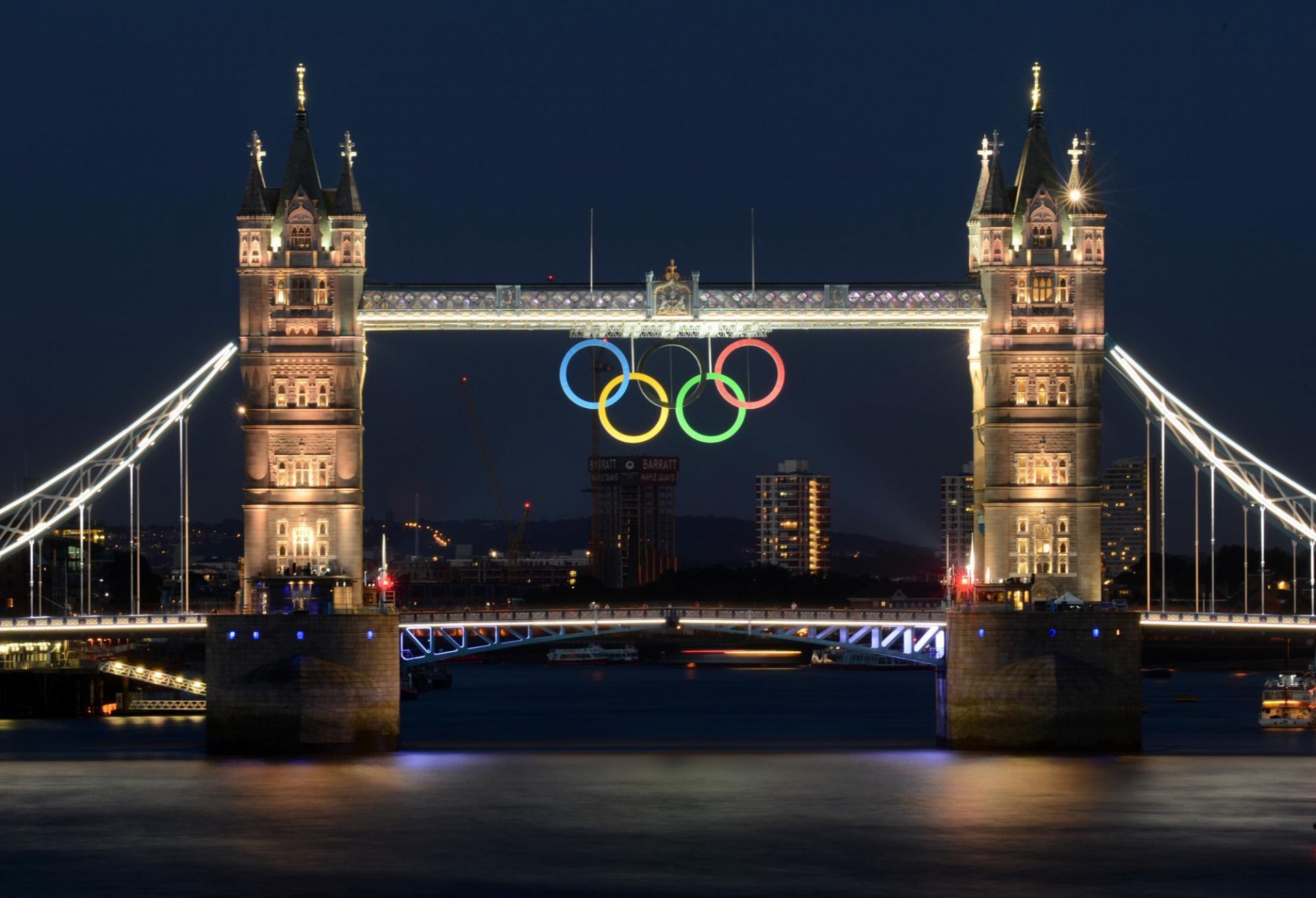 londres río támesis puente de la torre puente 2012 juegos olímpicos