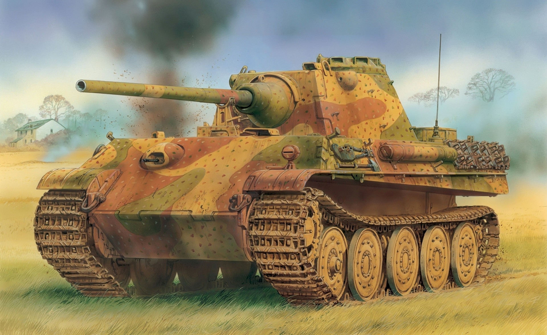 panzerkampfwagen v alemán tanque medio pesado figura