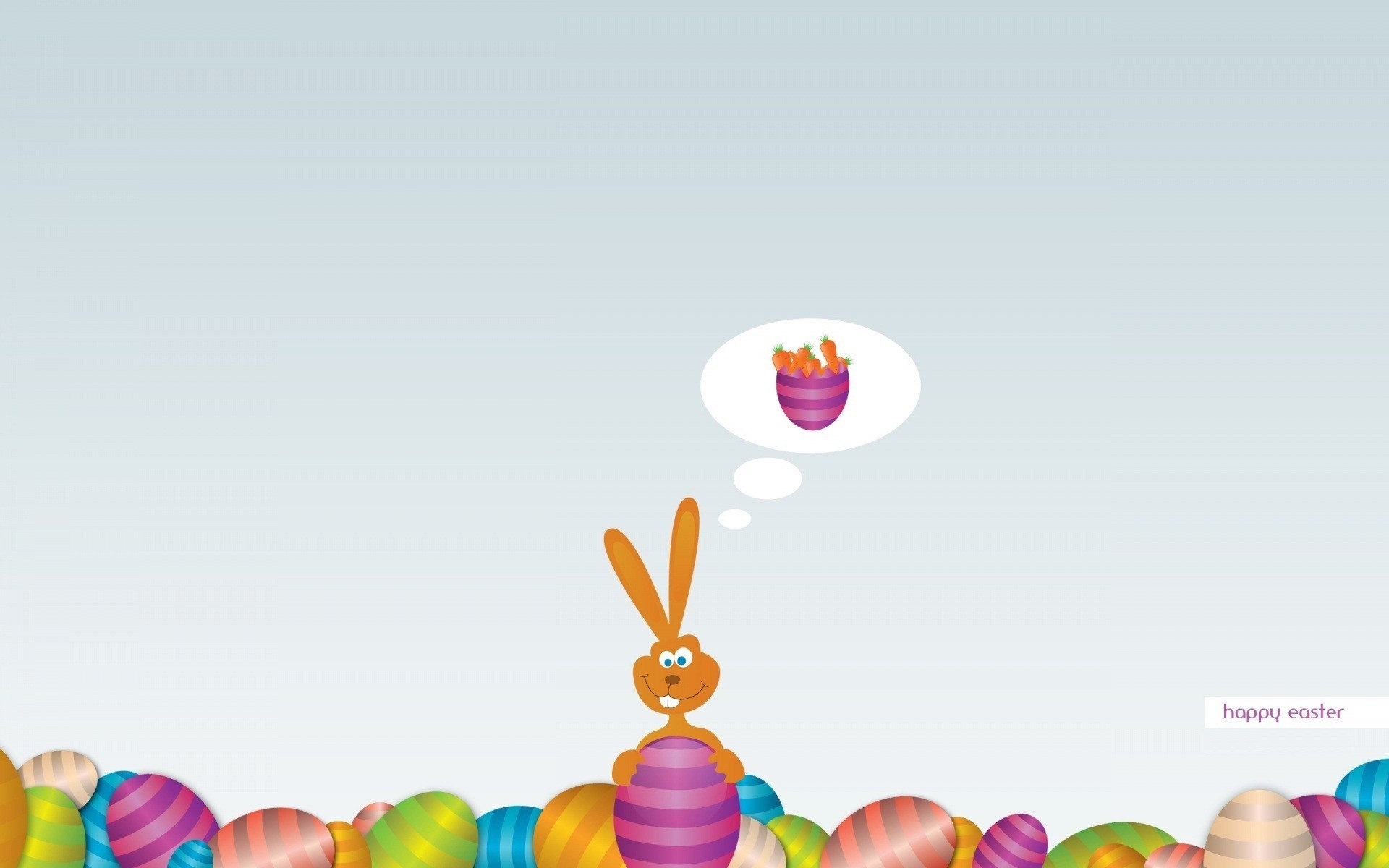 liebre vacaciones zanahoria pascua deseos huevos