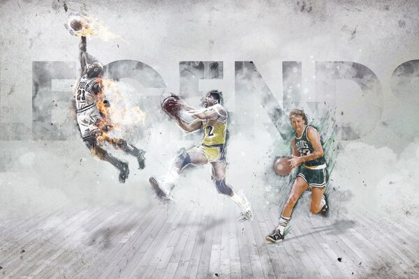 Los mejores jugadores de la NBA leyendas del deporte