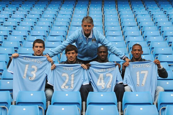 Estrellas del fútbol Manchester España