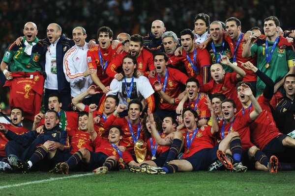 Nuestro equipo ganó la Copa del mundo