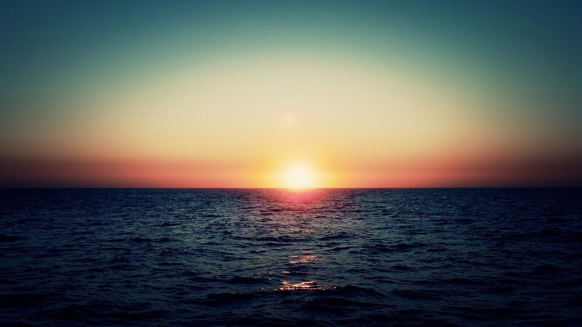 puesta de sol sol mar horizonte noche cielo