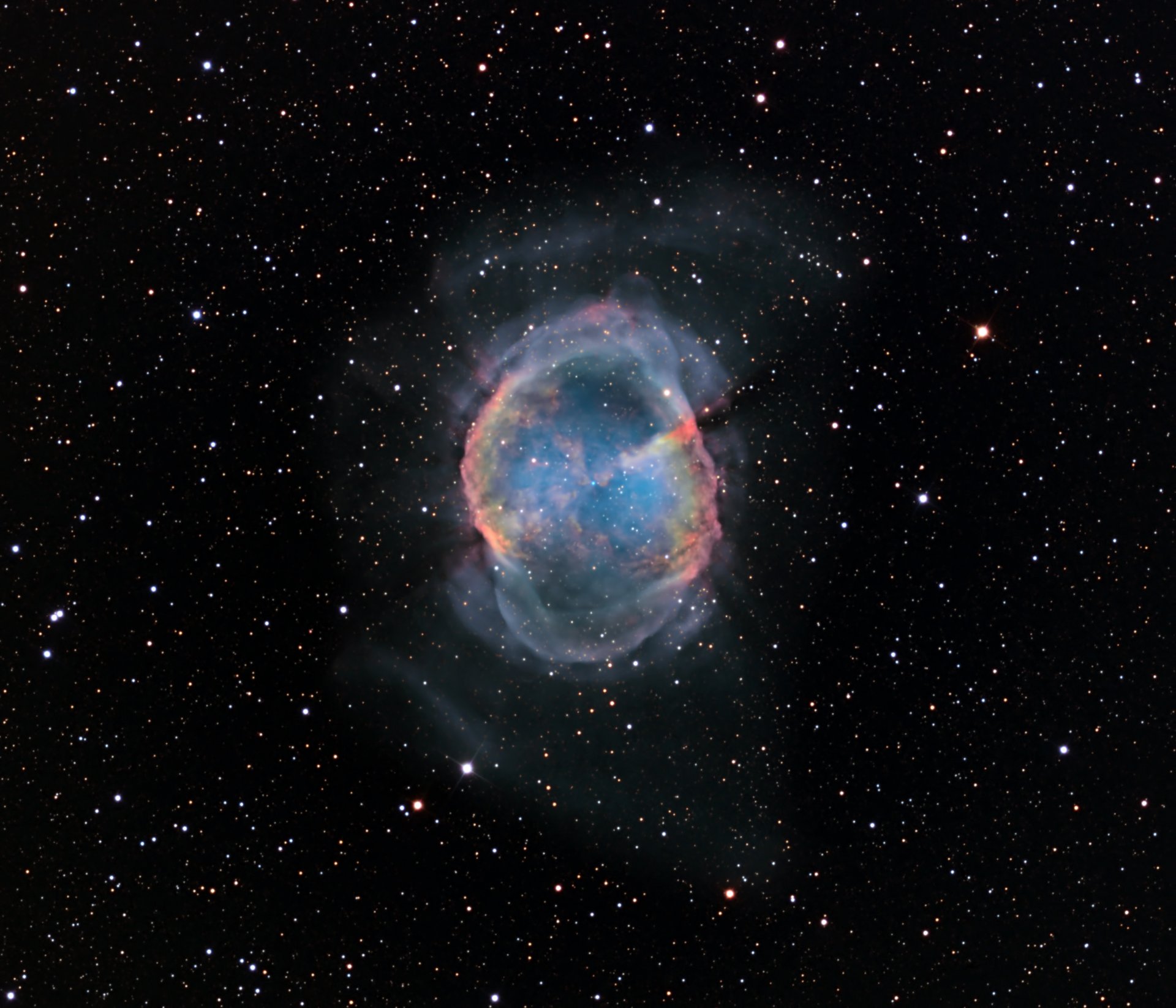 nebulosa m27 estrellas