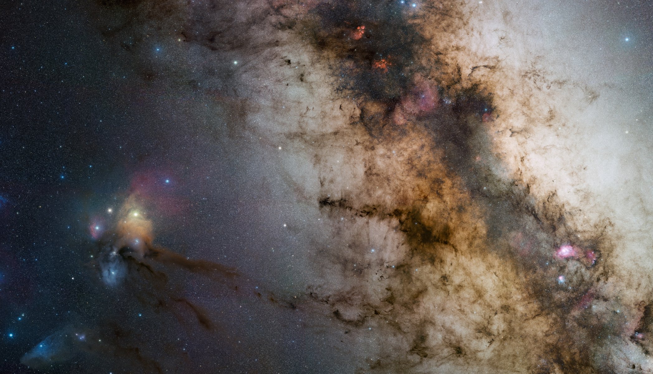 centro galaxia vía láctea estrellas