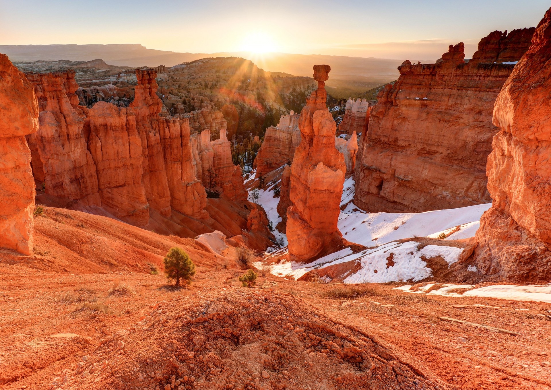 paisaje utah montañas estados unidos rocas