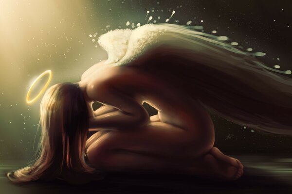 La chica ángel descendió a la tierra en nuestro siglo
