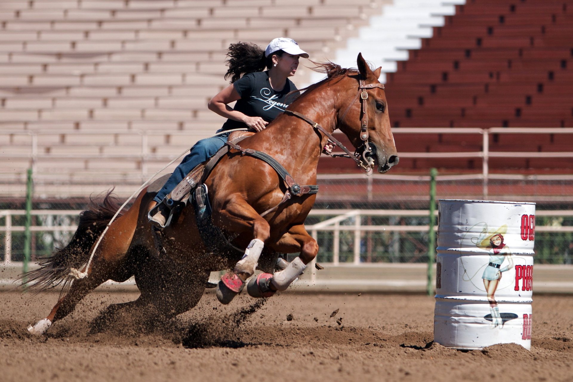chica caballo deporte