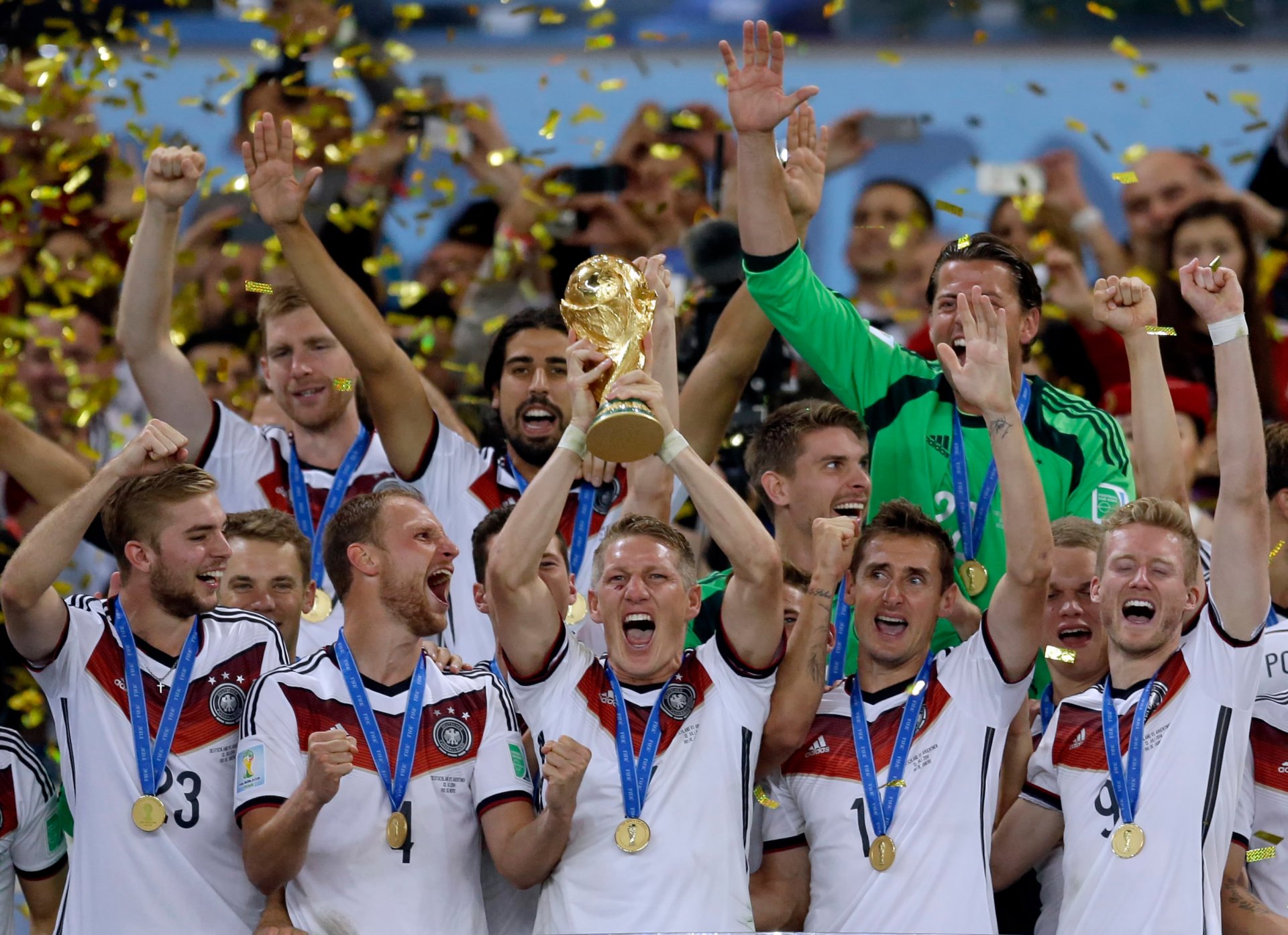 selección de alemania campeones victoria copa del mundo fútbol