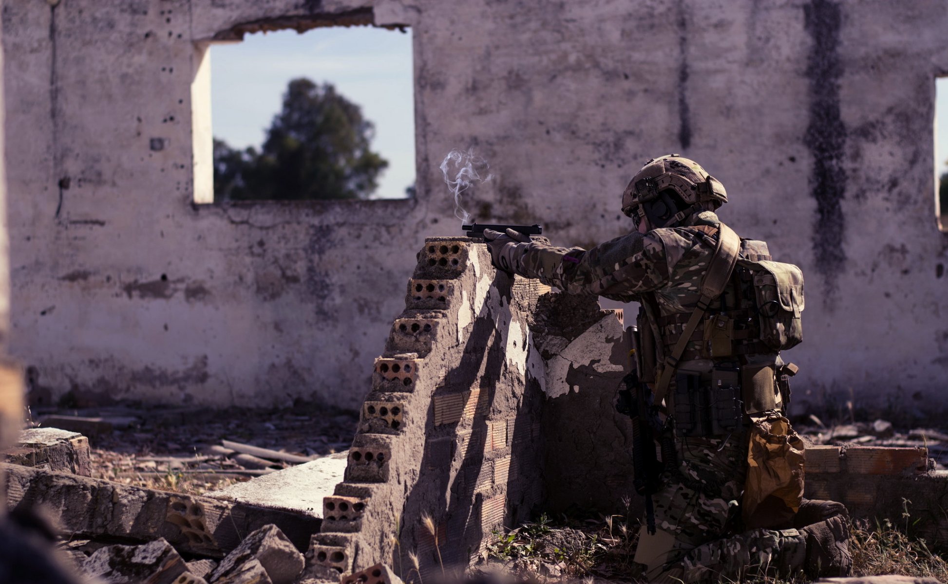 soldado armas ejército
