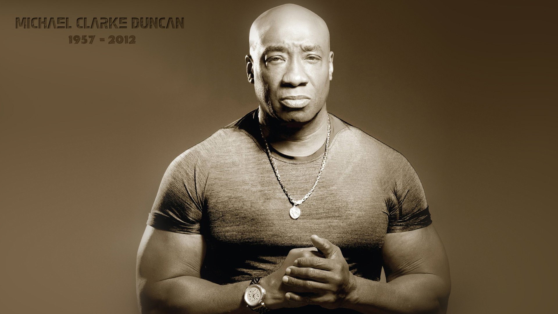 michael clark duncan camiseta reloj