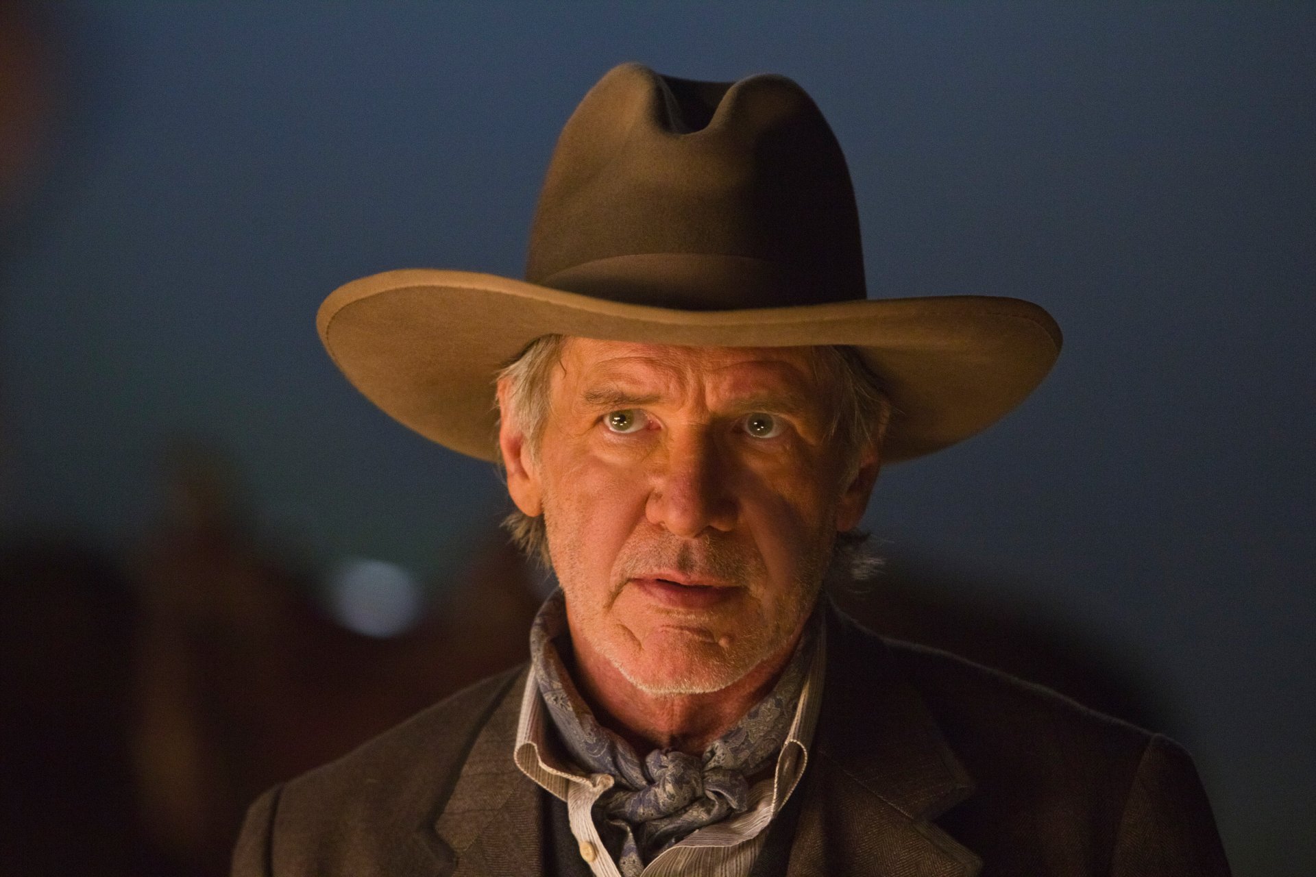 harrison ford sombrero retrato vaqueros vs aliens