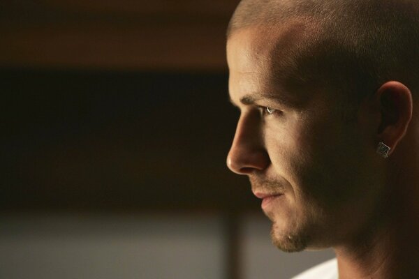 David Beckham es un hombre Calvo