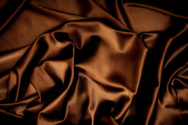 Tejido de seda de chocolate Coating