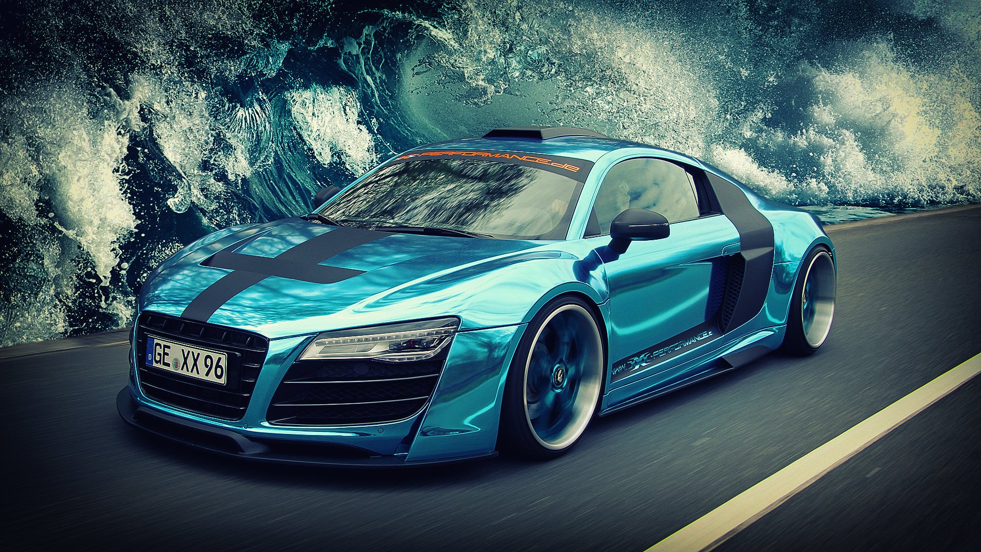 arte audi mar velocidad onda audi mar velocidad arte onda