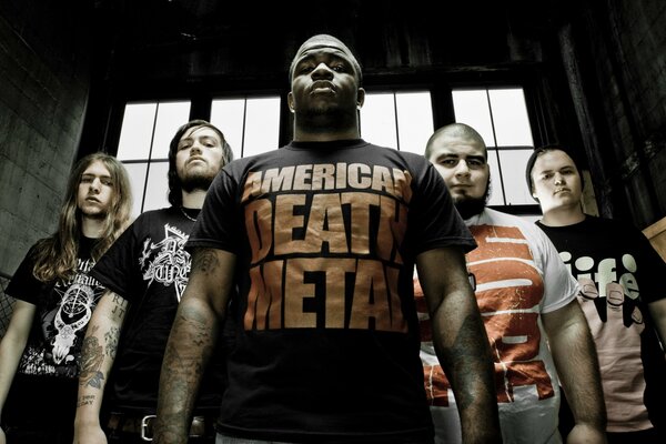 Grupo de música oceano, deathcore, grindcore