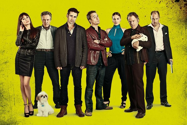 Fotos del elenco completo de la película los siete psicópatas