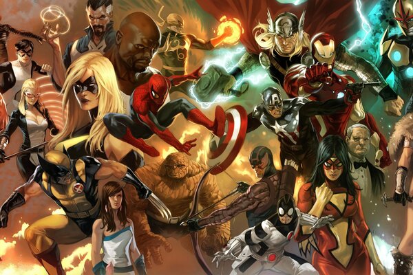 Marvel Comics es muy querido por los niños y adolescentes
