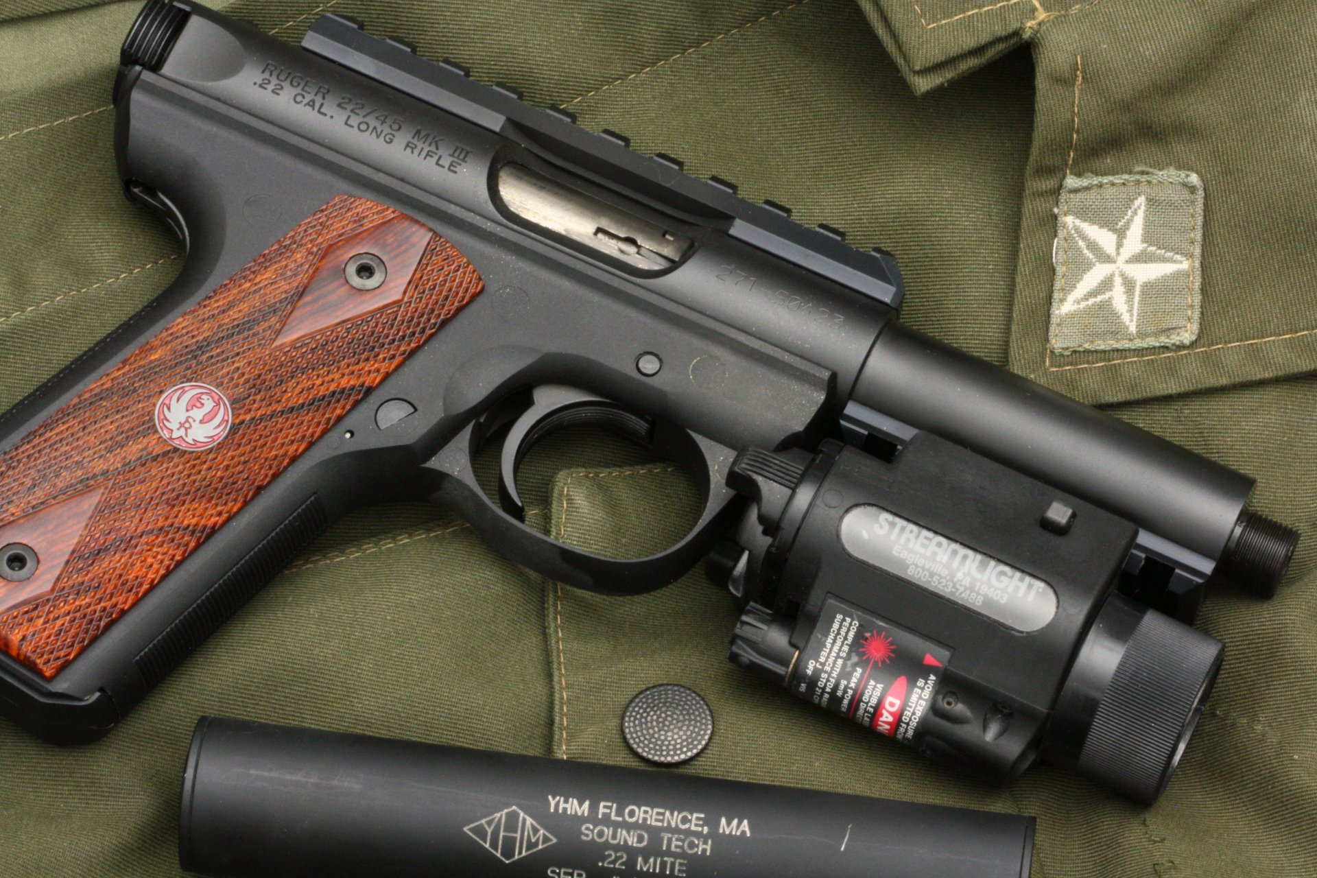 ruger 22/45 semiautomático pistola armas